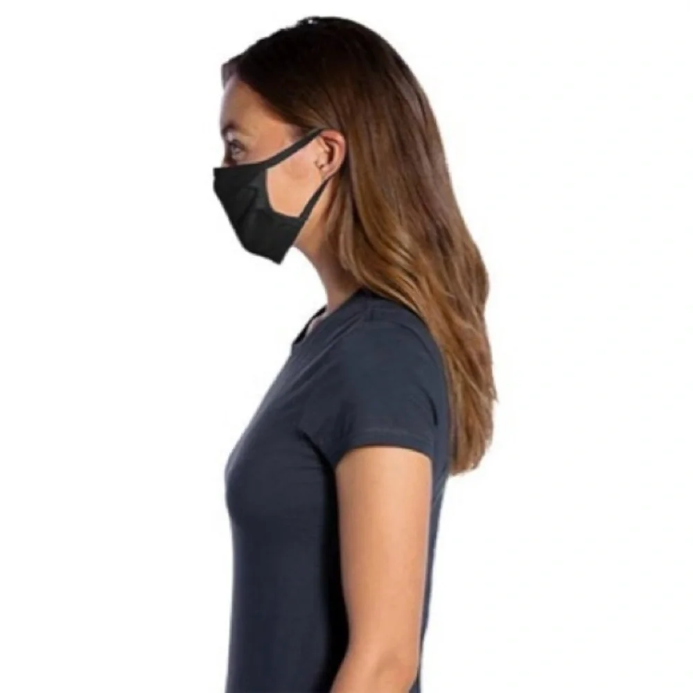 ⭐️ Port Authority Dark Blue Reusable Cotton Face Masks 5 Pack